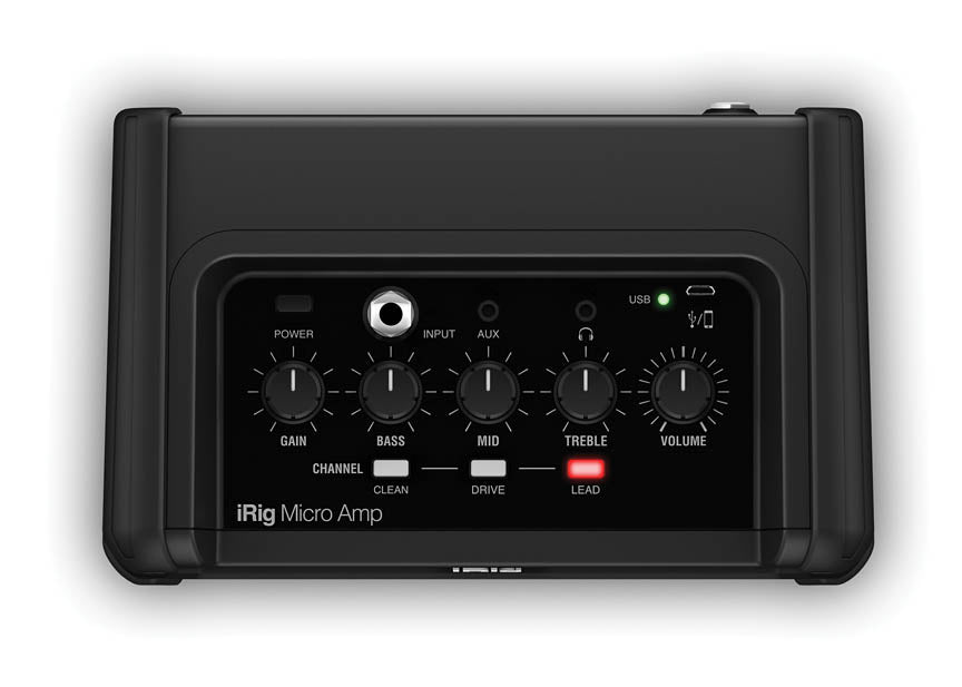 IK Multimedia iRig Micro Amp 15-Watt Battery-Powered Guitar Amplifier with iOS/USB Interface