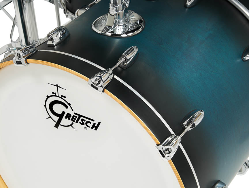 Gretsch Drums Renown 5-Piece Drum Set (20/10/12/14/14sn) Satin Antique Blue Burst