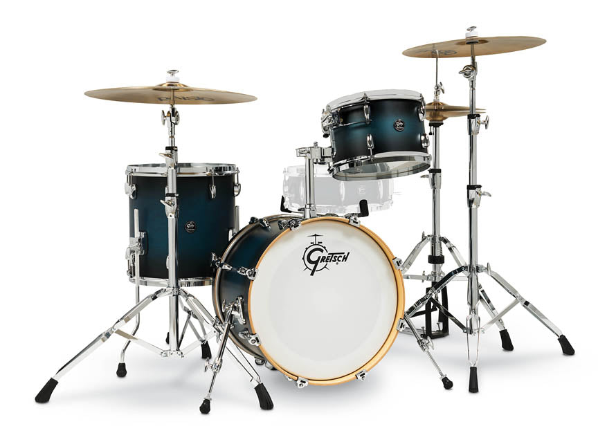 Gretsch Drums Renown 2 3-Piece Drum Set (18/12/14) Satin Antique Blue Burst