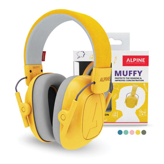 Alpine Hearing Protection Muffy Childrens Headphones Yellow