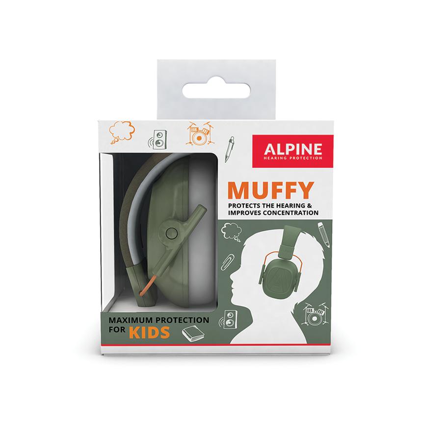 Alpine Hearing Protection Muffy Childrens Headphones Green