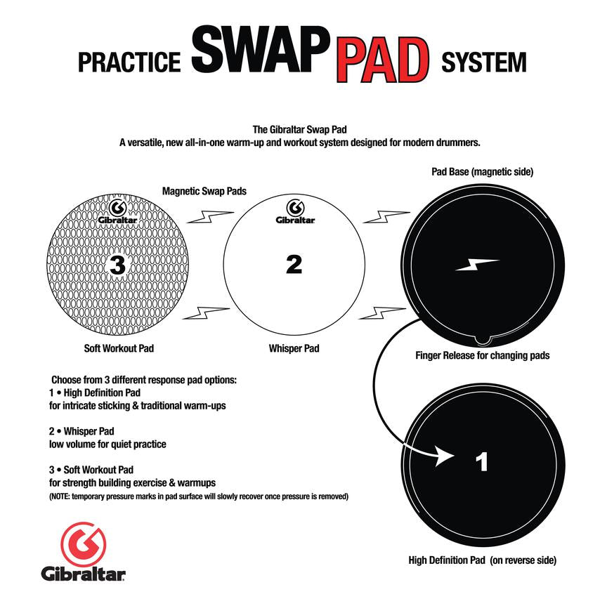 Gibraltar Magentic Multi-Surface Swap Pad Practice System