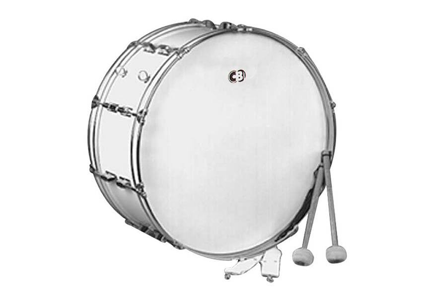 CB Drums CB700 14x22 Bass Drum - White