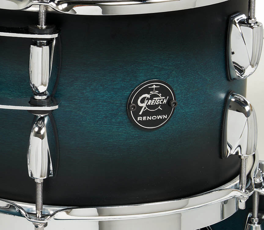 Gretsch Drums Renown 8x12 Tom Satin Antique Blue Burst
